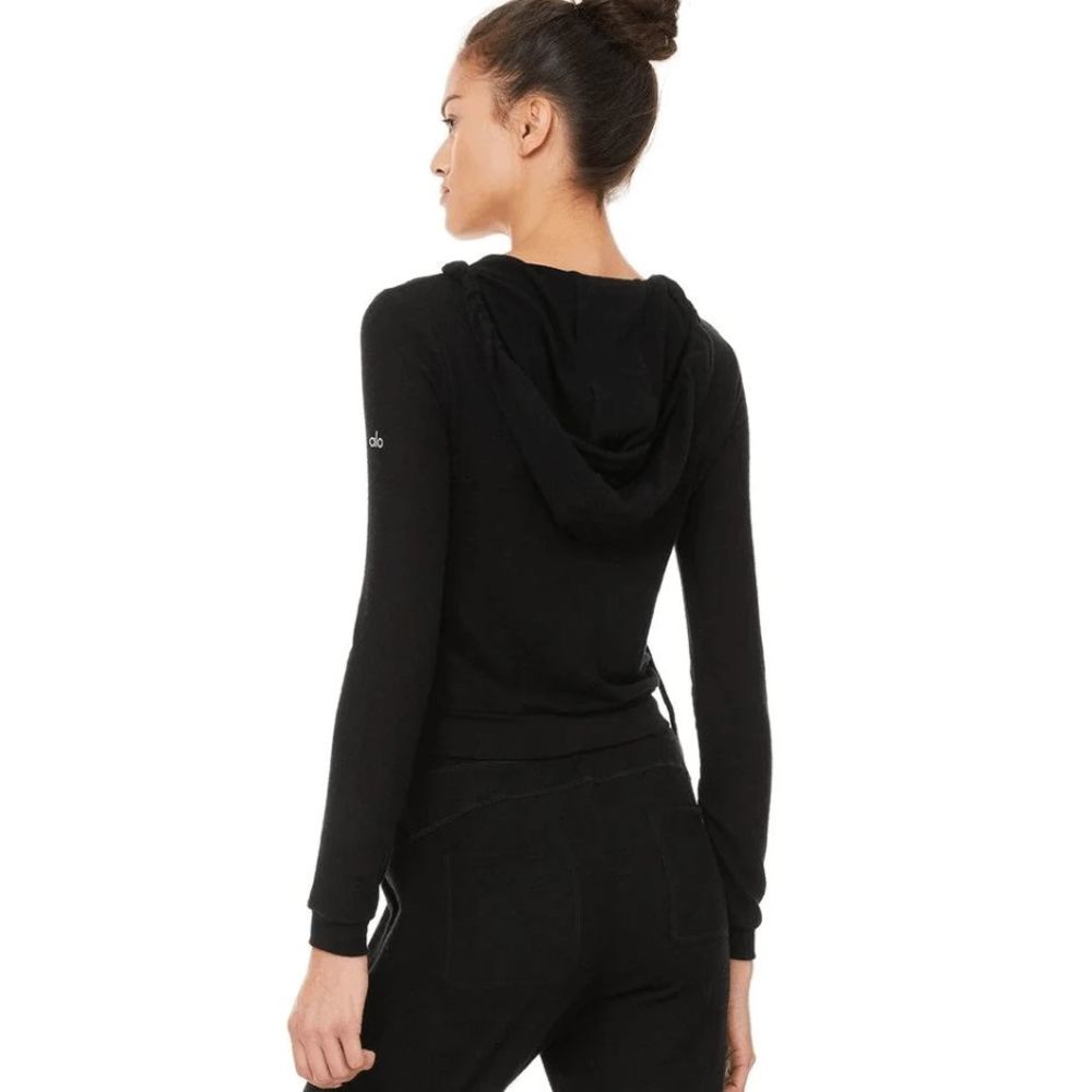 Alo Yoga Crossover Wrap Hoodie Size Small